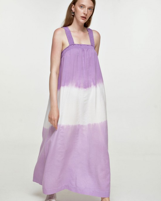 Γυναικεια Φορεματα - Eighty2 μακρύ βαμβακερό φόρεμα  Φορέματα