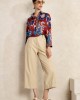 Figaro Fashion Παντελόνι Ζιπ Κιλότ Εκρού Παντελόνια/ Φόρμες