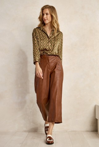 Figaro Fashion Παντελόνι Ζιπ Κιλότ